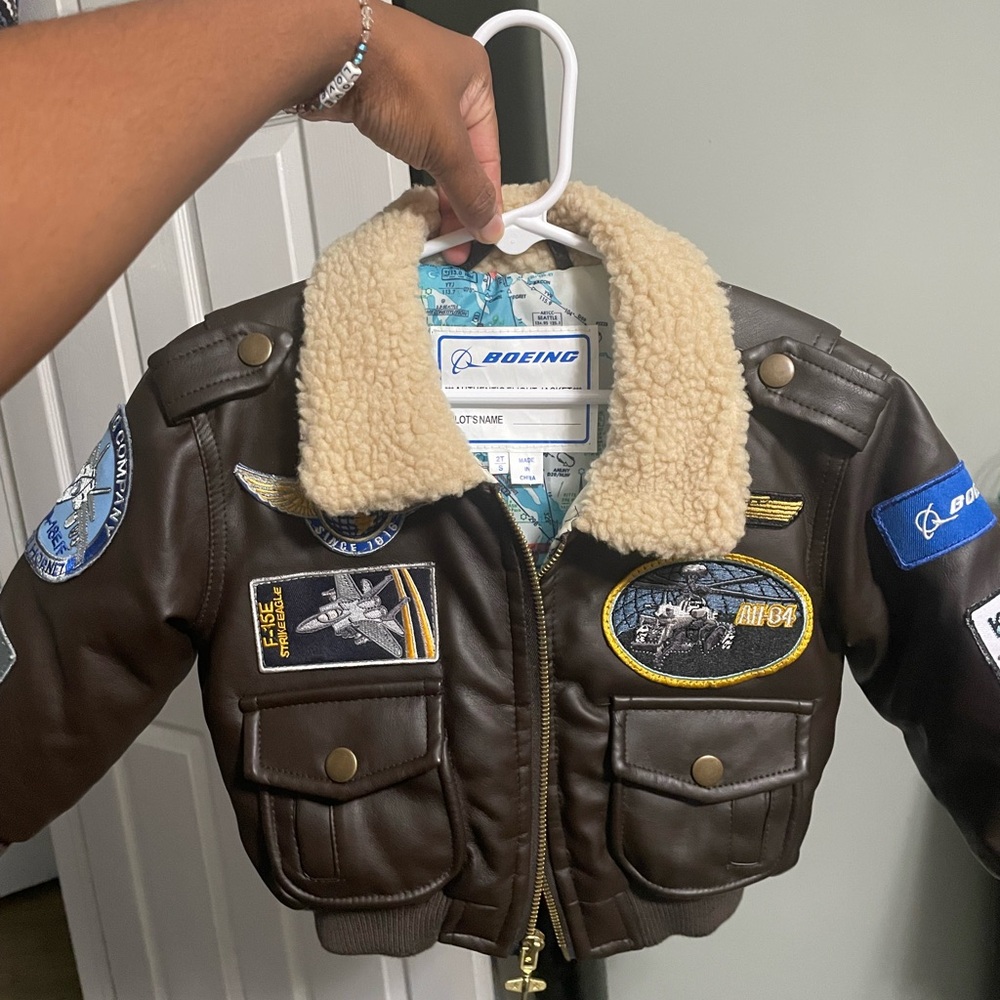 Boeing flight jacket toddler